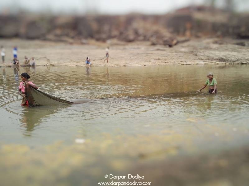 Fishing Activities By Villagers - Pampa Sarovar Shabaridham A Maha Kumbh Hosting Lake - 2