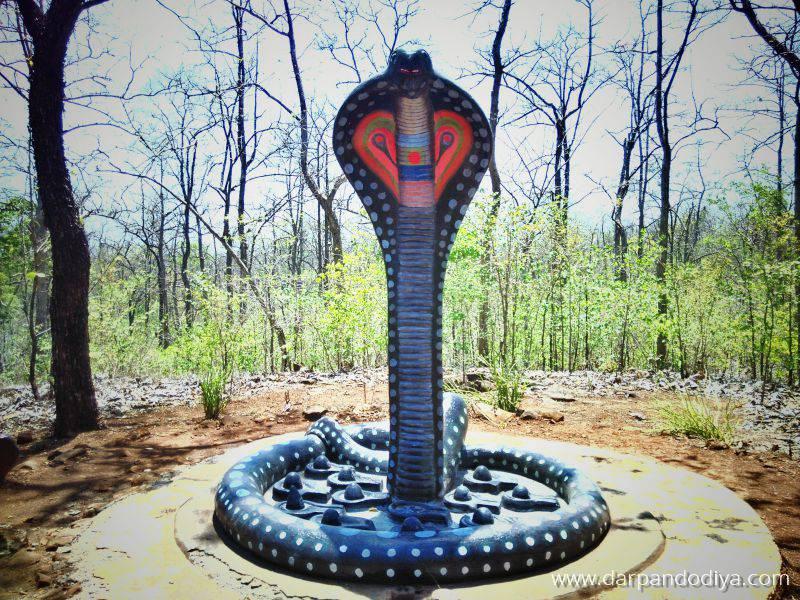 Serpent Sculpture - Devinamal Campsite - Eco Tourism Center in Dang, Gujarat - 6