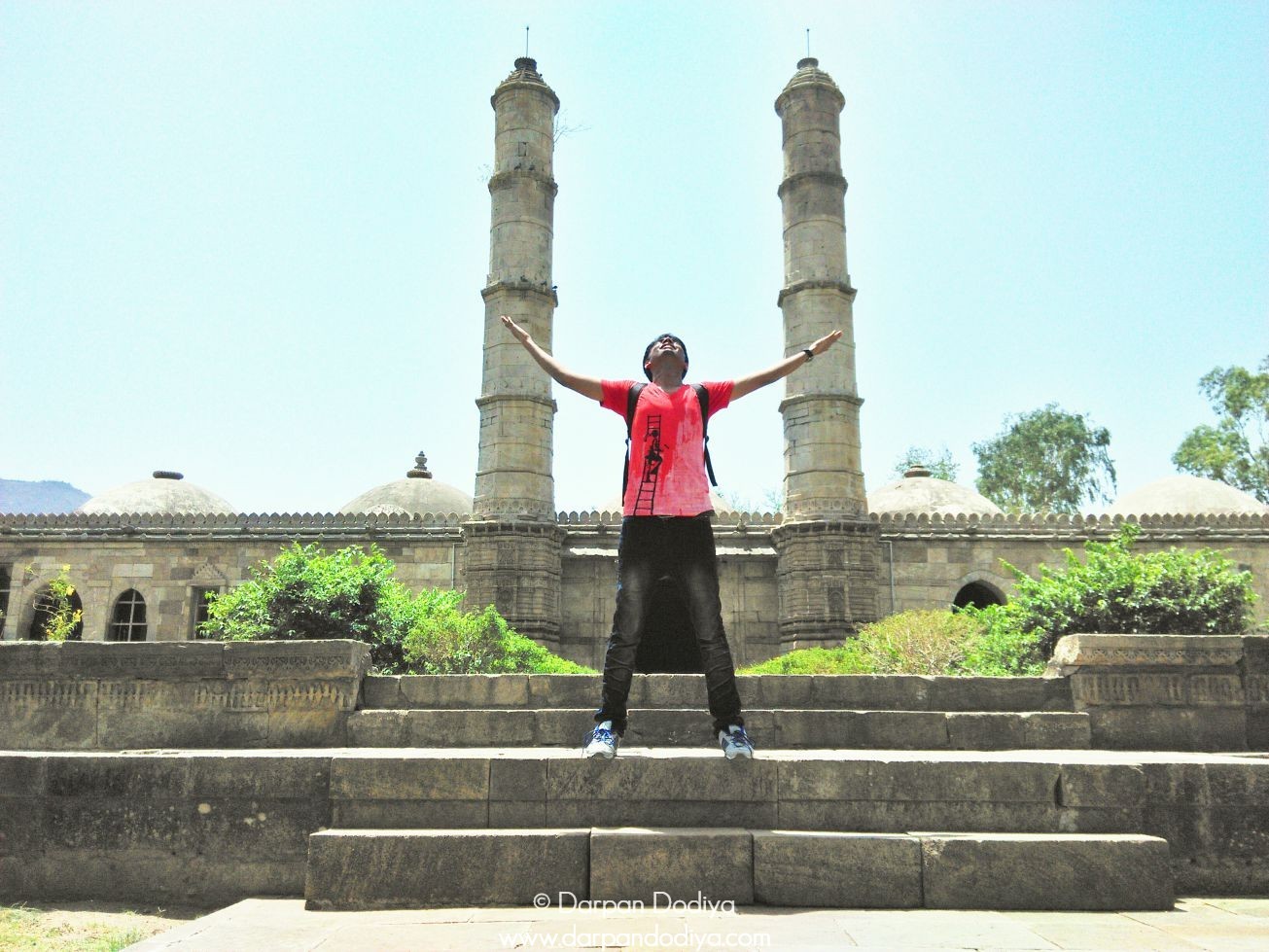 The power pose at Champaner Pavagadh