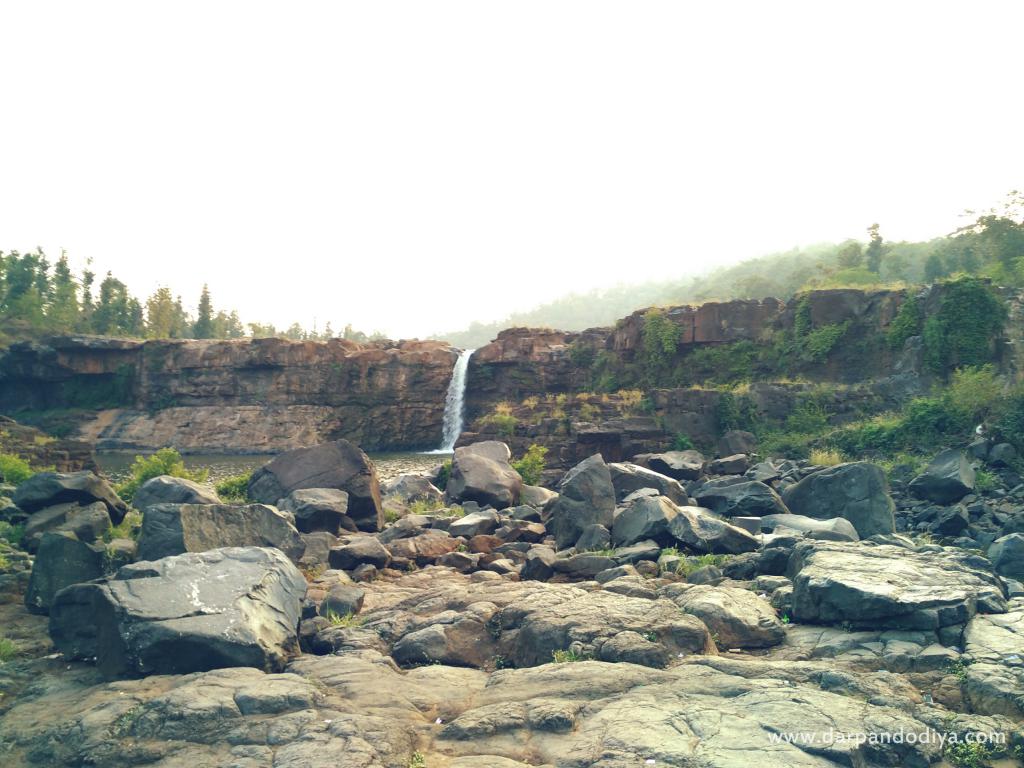 View From Base - Girafalls Waghai, Dangs - Most Popular Waterfall On Way To Saputara, Dangs, Gujarat