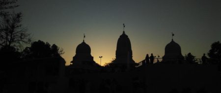Temple at Sunset Dandakvan Ashram Vansda - Maharshi Sadafaldeo Ashram, Gujarat