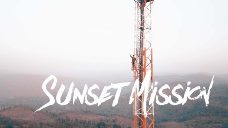 Climbing on mobile tower in India Cinematic sunset video using Sony A7 III of Dang Gujarat