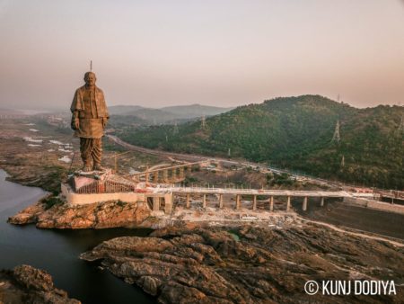 1A Statue of Unity Drone Photo
