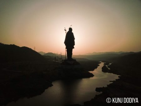 4D Statue of Unity Drone Photo